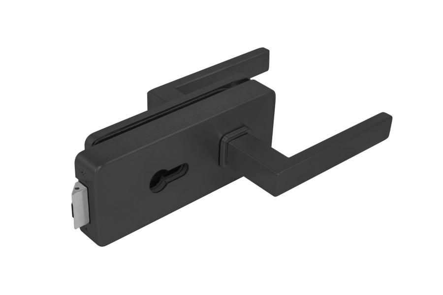 MPK - UNIQUE R8 - ZÁMEK na sklo s klikou QUADRA - PZ
