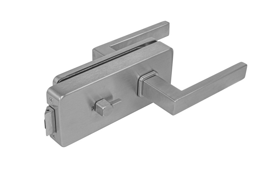 MPK - UNIQUE R8 - ZÁMEK na sklo s klikou QUADRA - WC