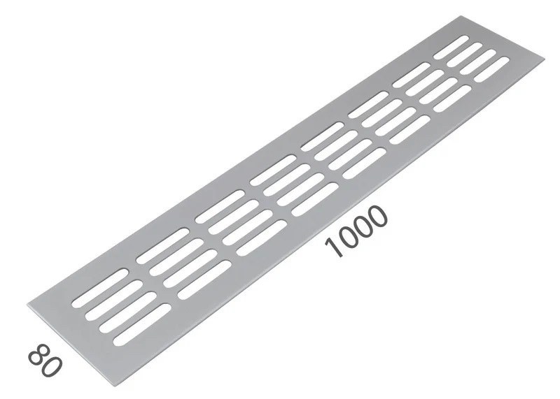 SRL - ALFA větrací mřížka šířka 80 x 1000 mm