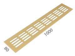 SRL - ALFA větrací mřížka šířka 80 x 1000 mm 66845