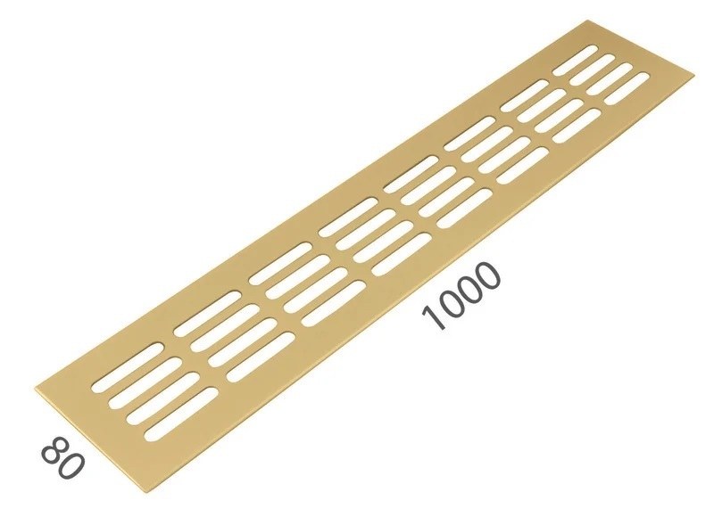 SRL - ALFA větrací mřížka šířka 80 x 1000 mm