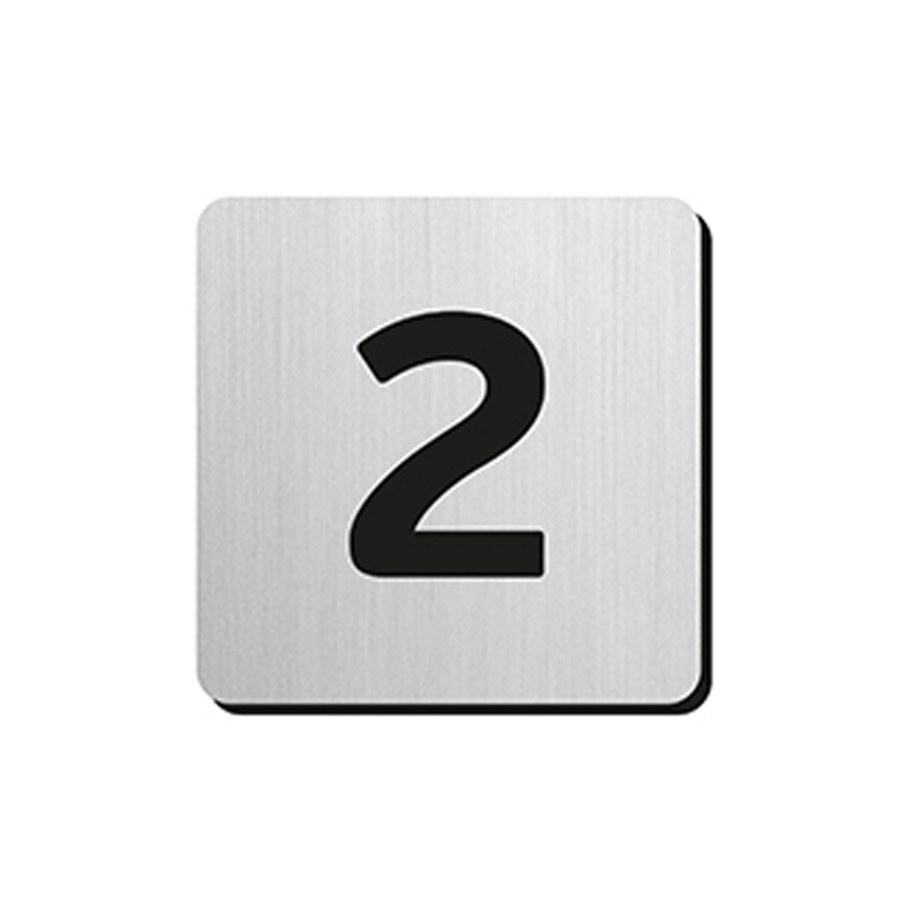 JNF - Domovní číslice "2" IN.34.300 - 75 mm - nalepovací