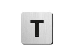 JNF - Piktogram písmeno "T" IN.34.300 - 75 mm - nalepovací