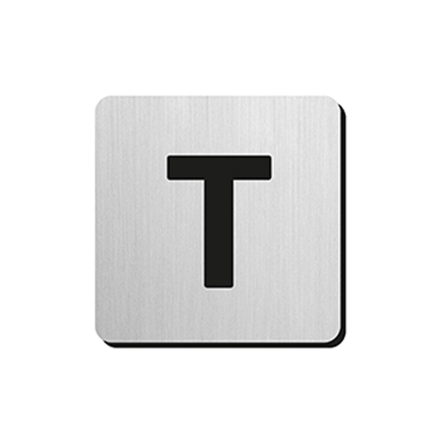 JNF - Piktogram písmeno "T" IN.34.300 - 75 mm - nalepovací