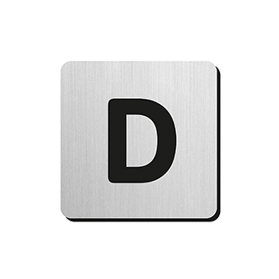 JNF - Piktogram písmeno "D" IN.34.300 - 75 mm - nalepovací - 