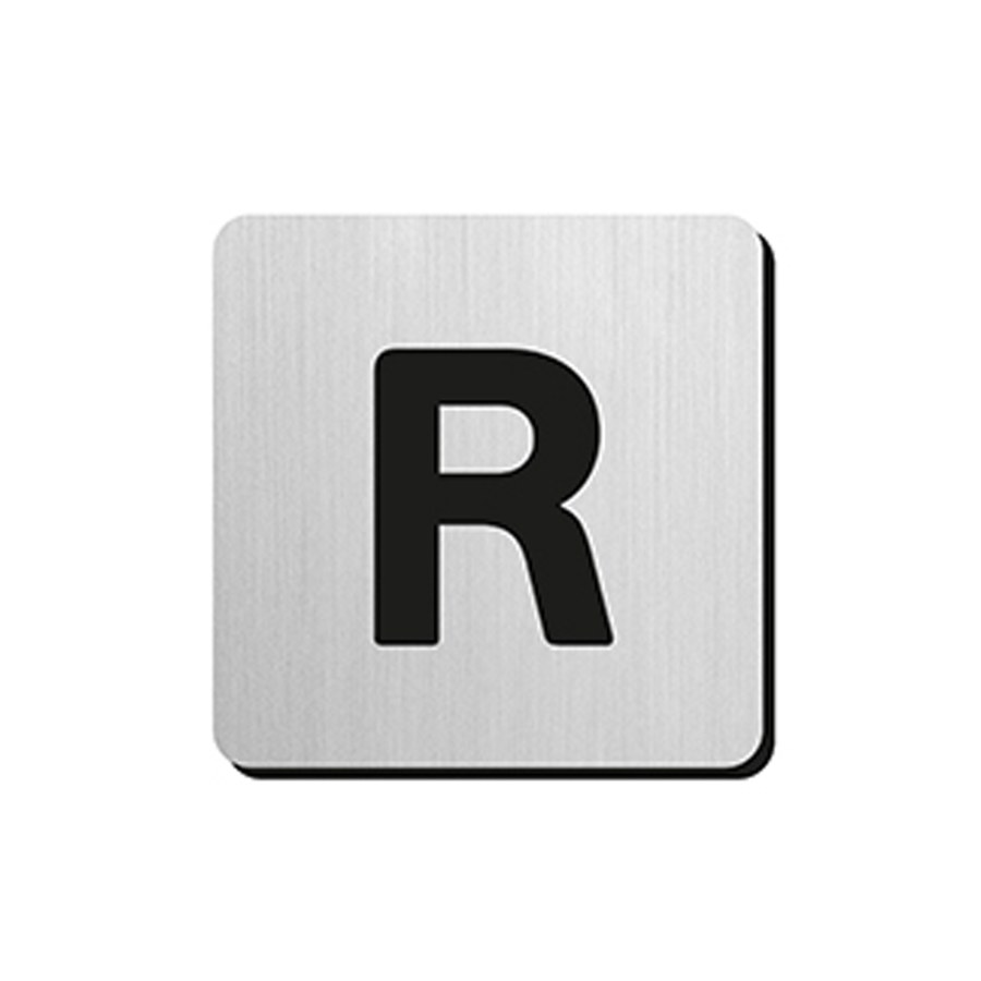 JNF - Piktogram písmeno "R" IN.34.300 - 75 mm - nalepovací