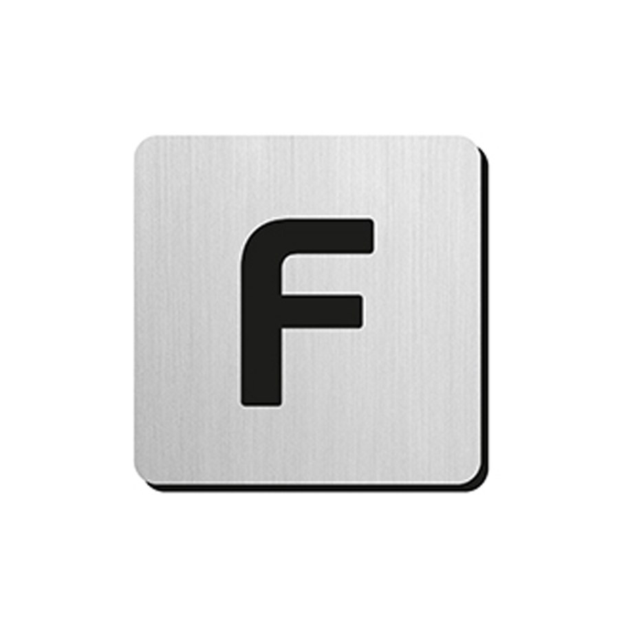 JNF - Piktogram písmeno "F" IN.34.300 - 75 mm - nalepovací