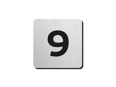Produkt JNF - Domovní číslice "9" IN.34.300 - 75 mm - nalepovací