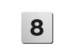 Produkt JNF - Domovní číslice "8" IN.34.300 - 75 mm - nalepovací