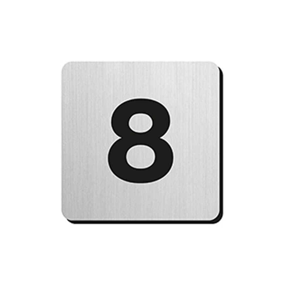 JNF - Domovní číslice "8" IN.34.300 - 75 mm - nalepovací