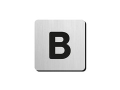 JNF - Piktogram písmeno "B" IN.34.300 - 75 mm - nalepovací