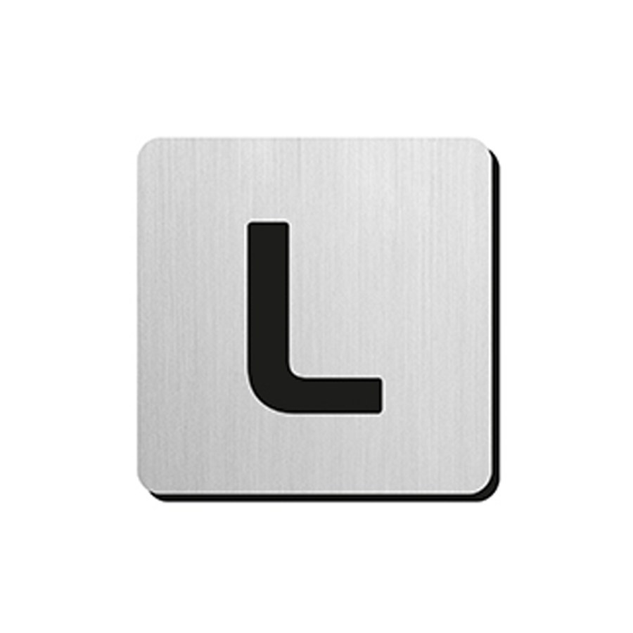JNF - Piktogram písmeno "L" IN.34.300 - 75 mm - nalepovací