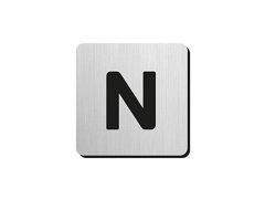 JNF - Piktogram písmeno "N" IN.34.300 - 75 mm - nalepovací
