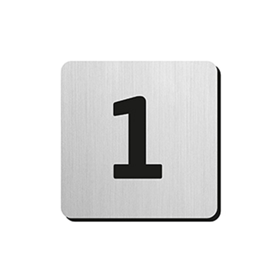JNF - Domovní číslice "1" IN.34.300 - 75 mm - nalepovací