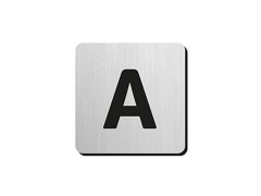 JNF - Piktogram písmeno "A" IN.34.300 - 75 mm - nalepovací