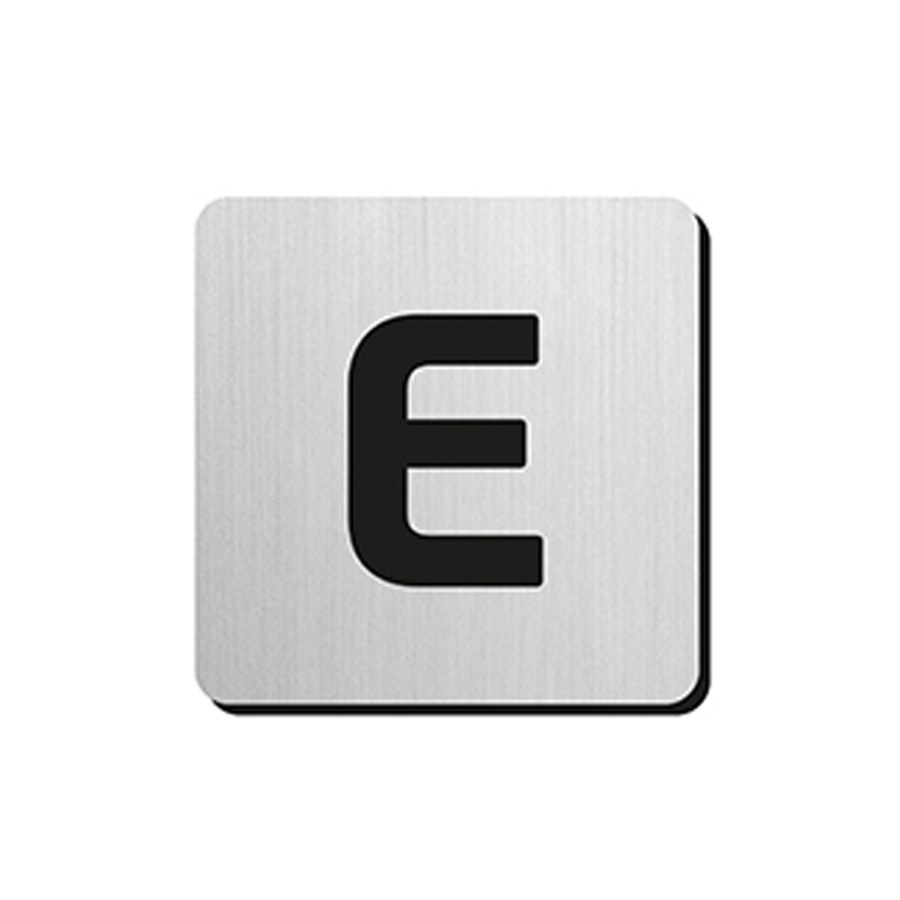 JNF - Piktogram písmeno "E" IN.34.300 - 75 mm - nalepovací