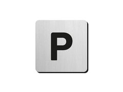 Produkt JNF - Piktogram písmeno "P" IN.34.300 - 75 mm - nalepovací