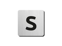 Produkt JNF - Piktogram písmeno "S" IN.34.300 - 75 mm - nalepovací