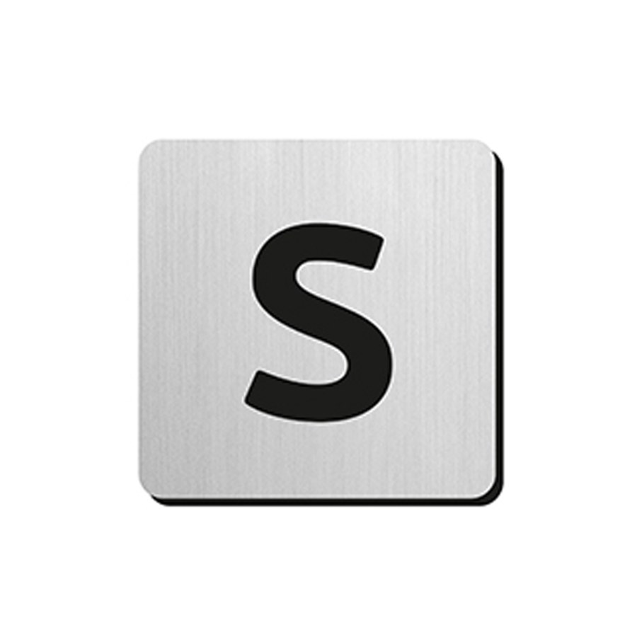 JNF - Piktogram písmeno "S" IN.34.300 - 75 mm - nalepovací