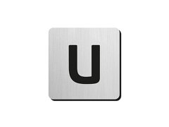 Produkt JNF - Piktogram písmeno "U" IN.34.300 - 75 mm - nalepovací