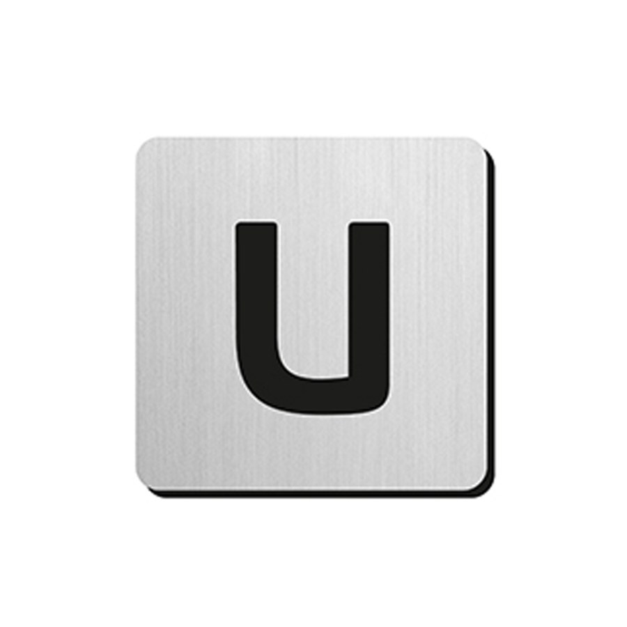 JNF - Piktogram písmeno "U" IN.34.300 - 75 mm - nalepovací - 