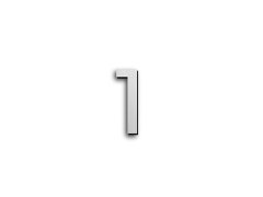 JNF - Domovní číslice "1" IN.34.003.PF - 100 mm