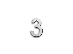 JNF - Domovní číslice "3" IN.34.003.PF - 100 mm
