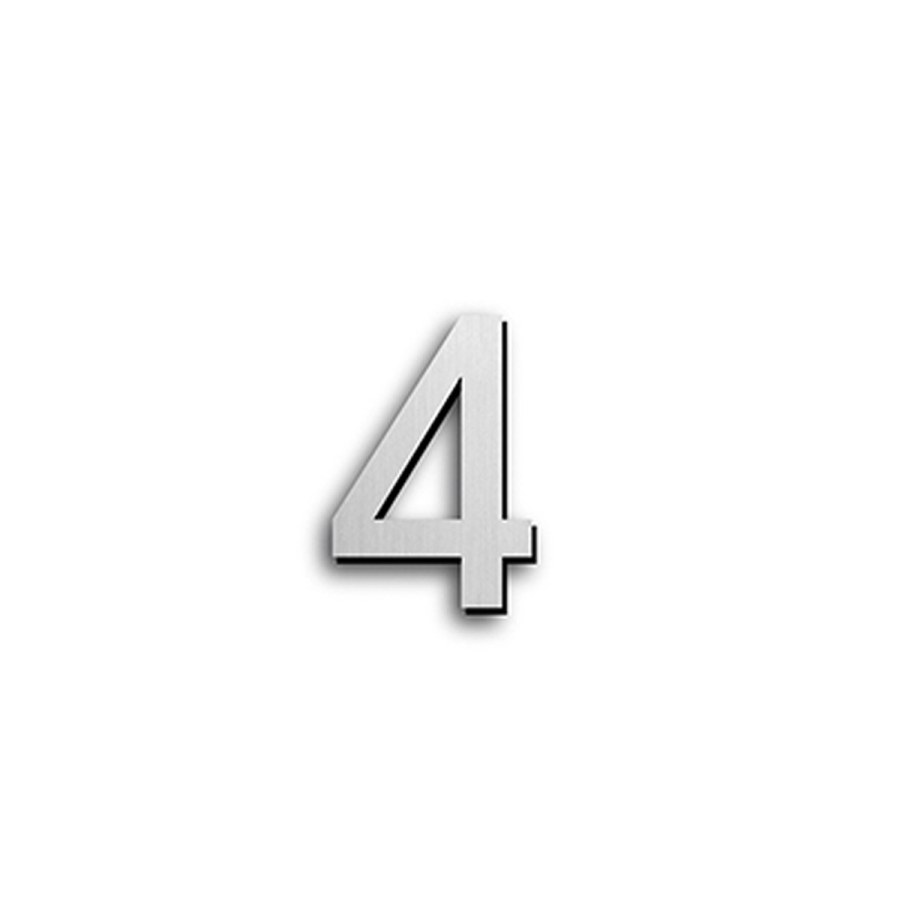 JNF - Domovní číslice "4" IN.34.003.PF - 100 mm
