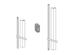 Produkt DK - Komponenty panikového kování - Set závory s&nbsp;krytem PHX 05F 68057