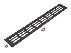 Produkt SRL - ALFA větrací mřížka šířka 60 x 600 mm 68885