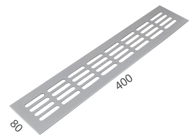 SRL - ALFA větrací mřížka šířka 80 x 400 mm