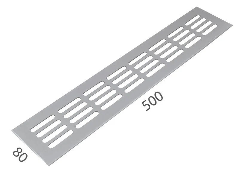 SRL - ALFA větrací mřížka šířka 80 x 500 mm