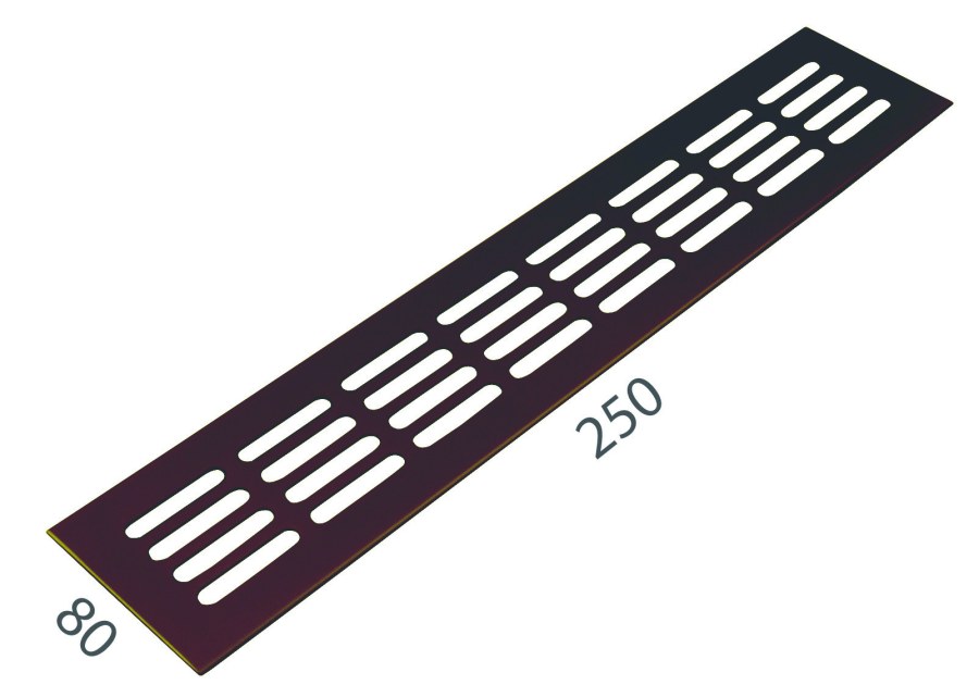 SRL - ALFA větrací mřížka šířka 80 x 250 mm