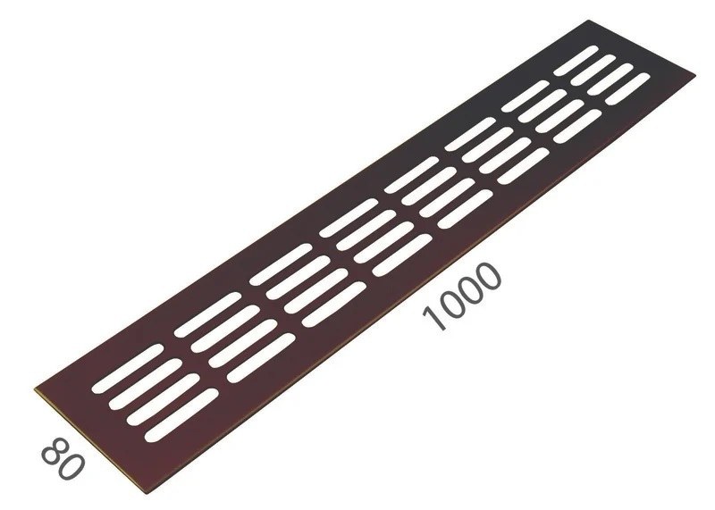 SRL - ALFA větrací mřížka šířka 80 x 1000 mm