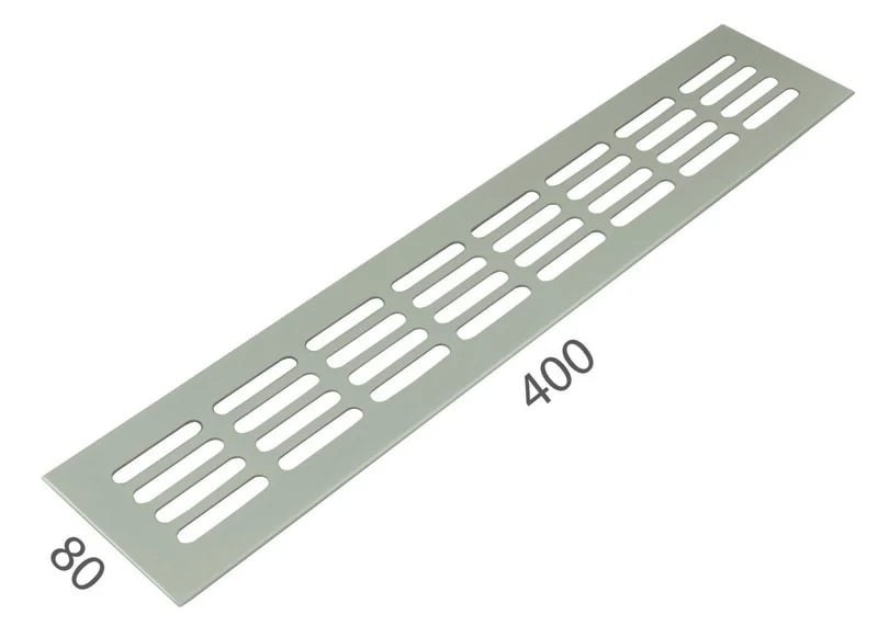 SRL - ALFA větrací mřížka šířka 80 x 400 mm