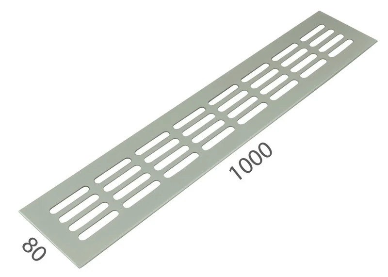 SRL - ALFA větrací mřížka šířka 80 x 1000 mm