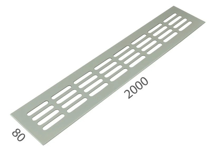 SRL - ALFA větrací mřížka šířka 80 x 2000 mm