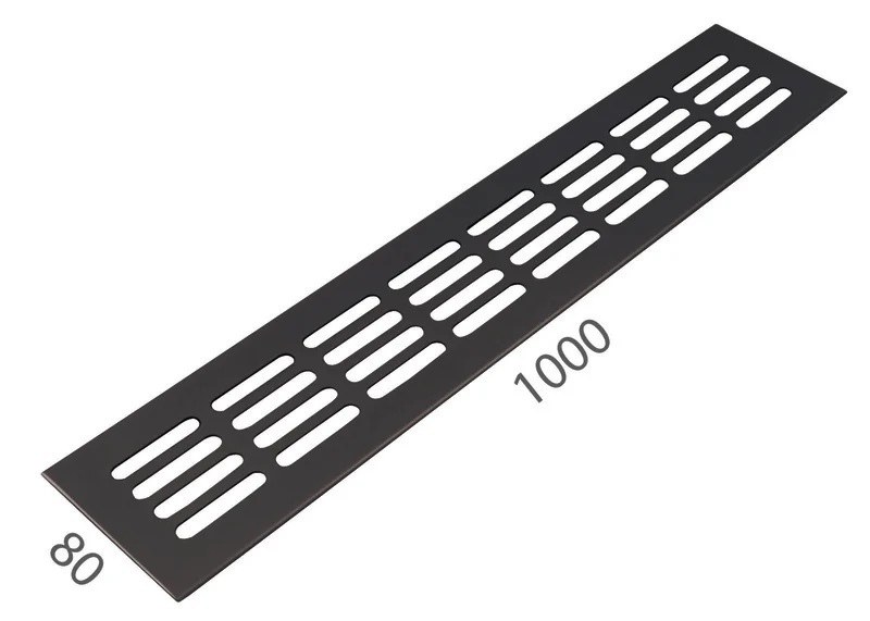 SRL - ALFA větrací mřížka šířka 80 x 1000 mm