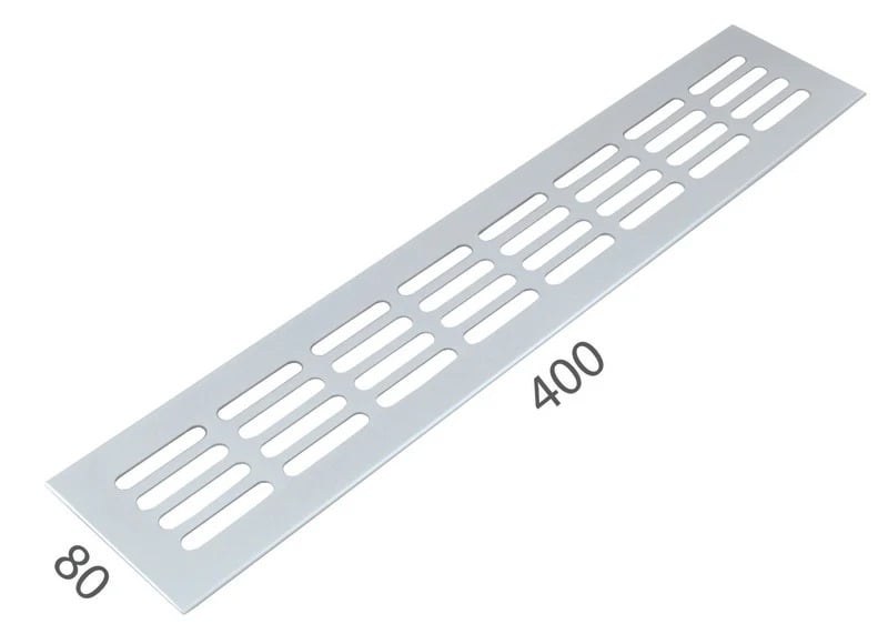 SRL - ALFA větrací mřížka šířka 80 x 400 mm