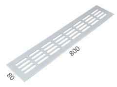SRL - ALFA větrací mřížka šířka 80 x 800 mm 68928