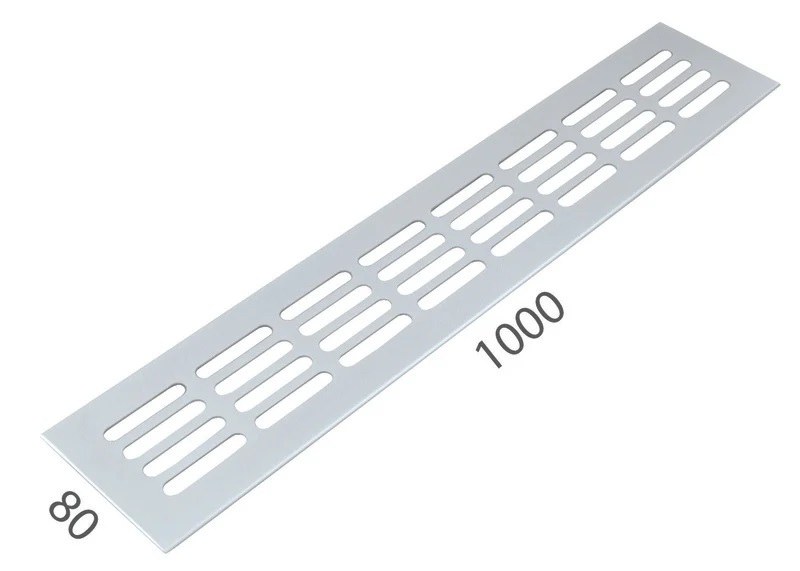 SRL - ALFA větrací mřížka šířka 80 x 1000 mm