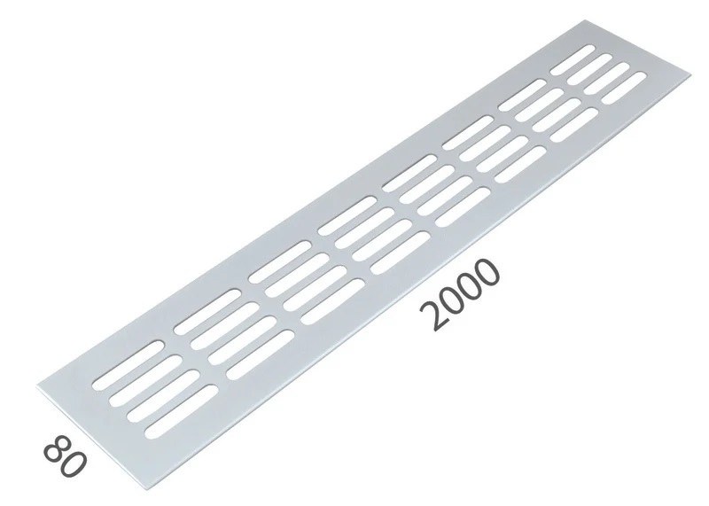 SRL - ALFA větrací mřížka šířka 80 x 2000 mm