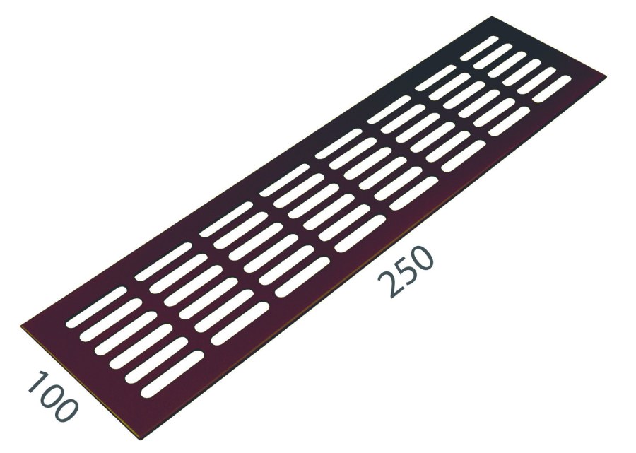 SRL - ALFA větrací mřížka šířka 100 x 250 mm