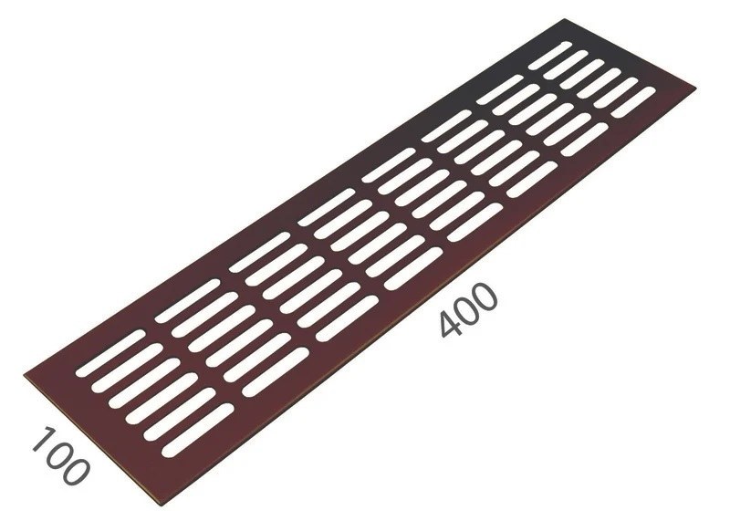 SRL - ALFA větrací mřížka šířka 100 x 400 mm