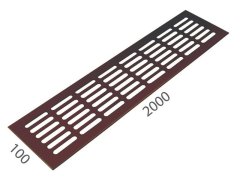 SRL - ALFA větrací mřížka šířka 100 x 2000 mm 68954