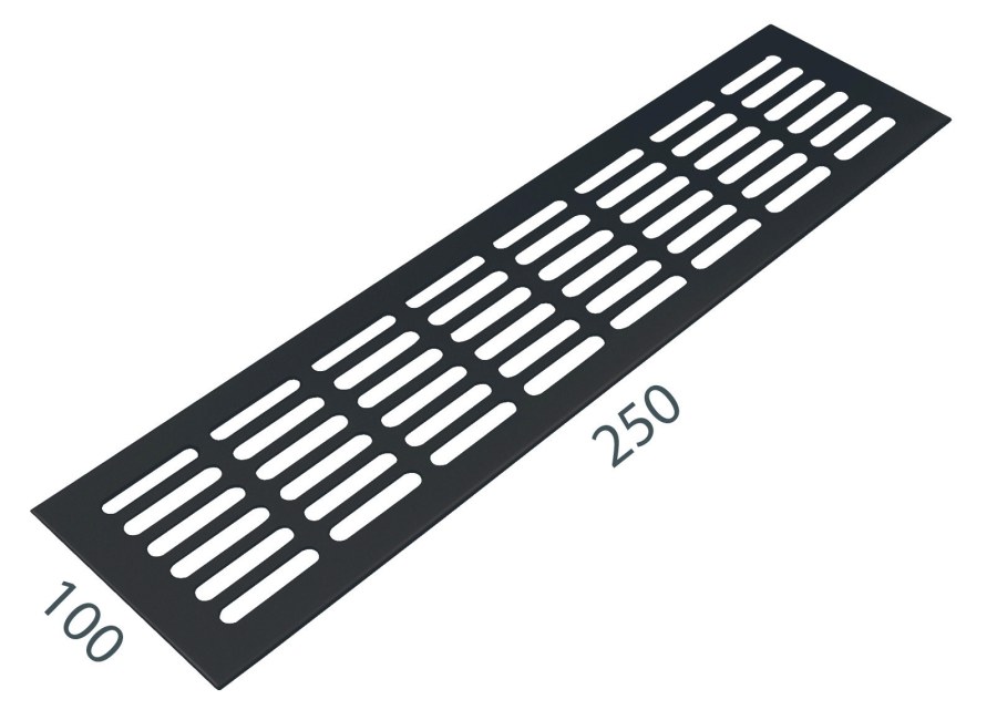 SRL - ALFA větrací mřížka šířka 100 x 250 mm - 