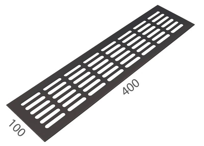 SRL - ALFA větrací mřížka šířka 100 x 400 mm