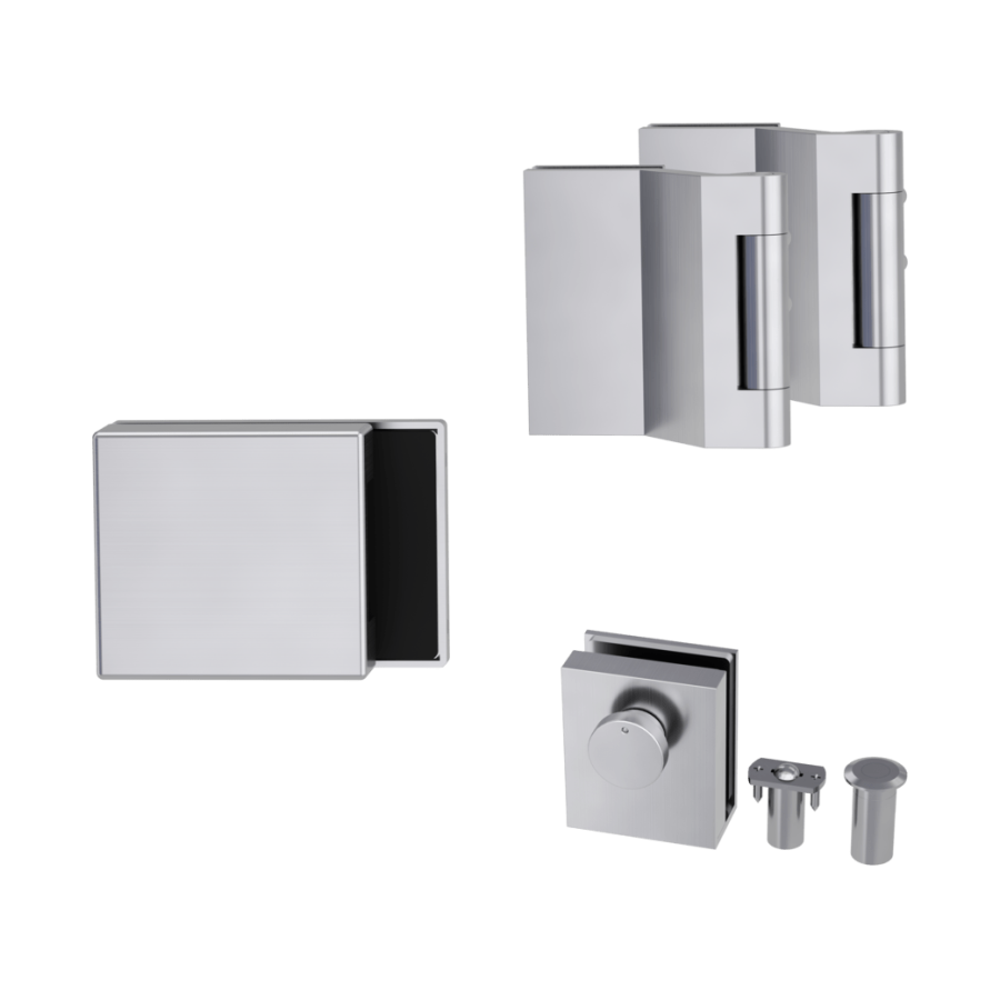 GK - PURISTO S - Sada (protikus, 3-díl. závěsy, zástrč dolní/horní) - magnetická