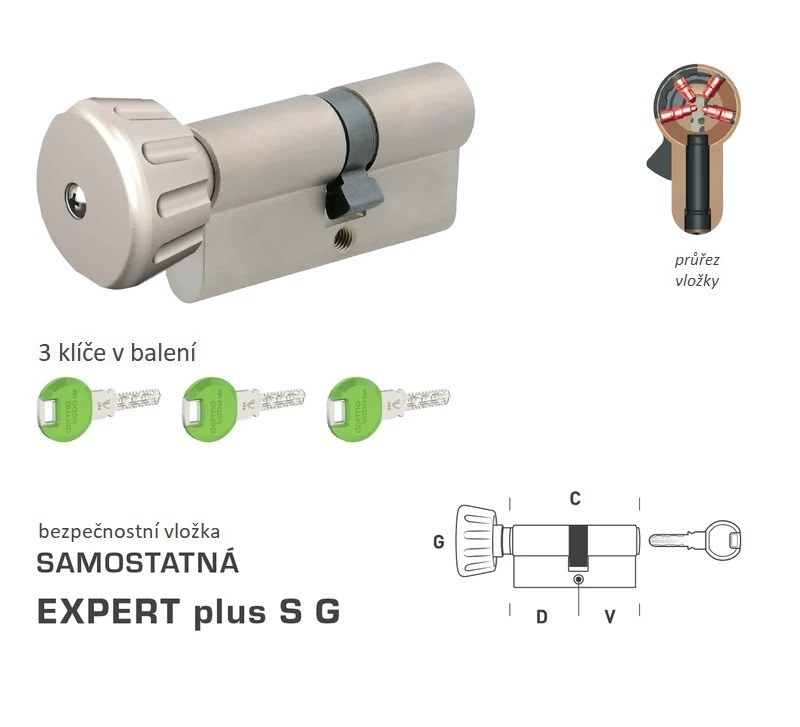 DK - EXPERT plus S G - s knoflíkem