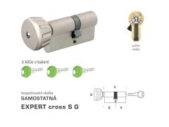 DK - EXPERT cross S G - s knoflíkem